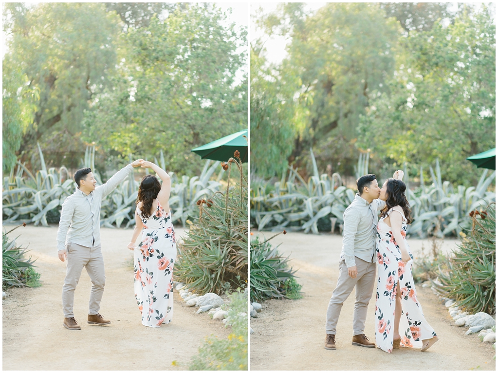 Organic floral inspired spring engagement session at Arlington Gardens Pasadena by wedding photographer Madison Ellis. (9)