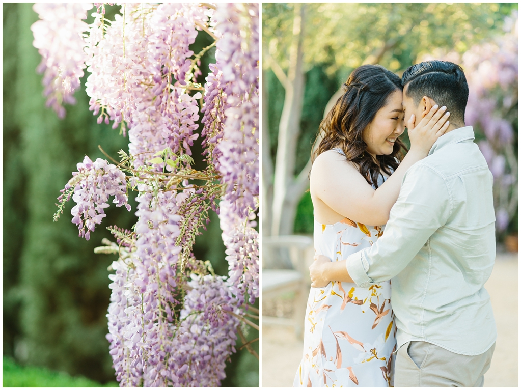 Organic floral inspired spring engagement session at Arlington Gardens Pasadena by wedding photographer Madison Ellis. (3)