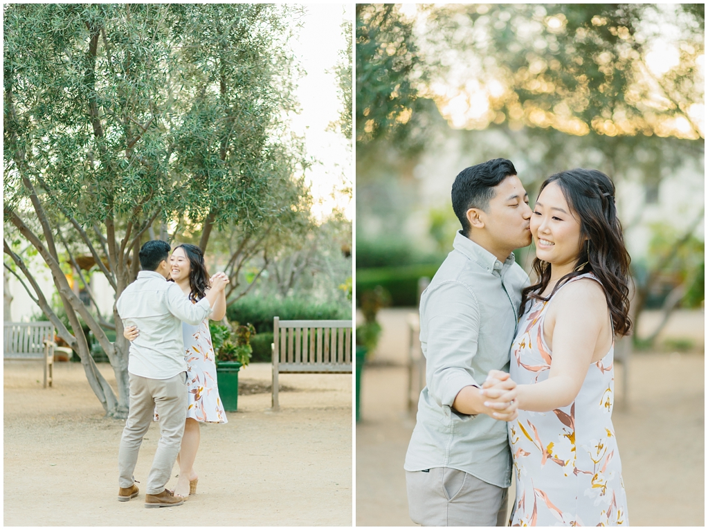 Organic floral inspired spring engagement session at Arlington Gardens Pasadena by wedding photographer Madison Ellis. (1)