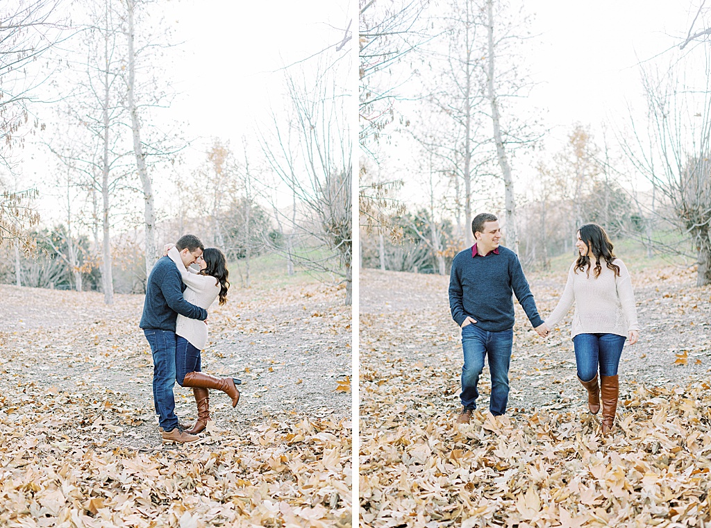 A cozy fall engagement session at De Anza Park in Calabasas (21)