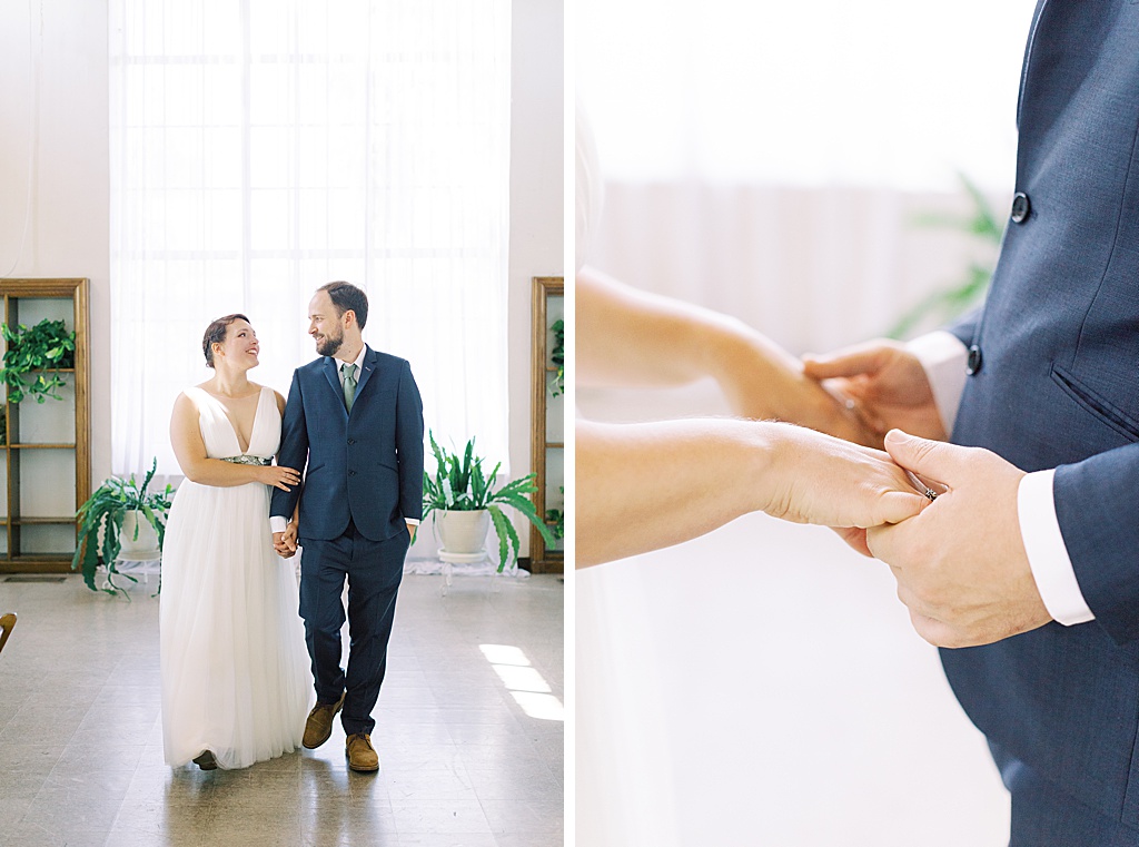 Plant inspired wedding in Eagle Rock at the Eagle Rock Center for the Arts Los Angeles (34)