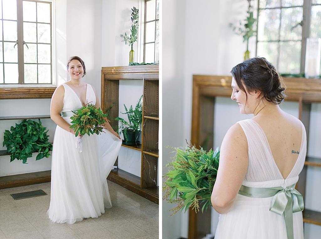 Plant inspired wedding in Eagle Rock at the Eagle Rock Center for the Arts Los Angeles (28)