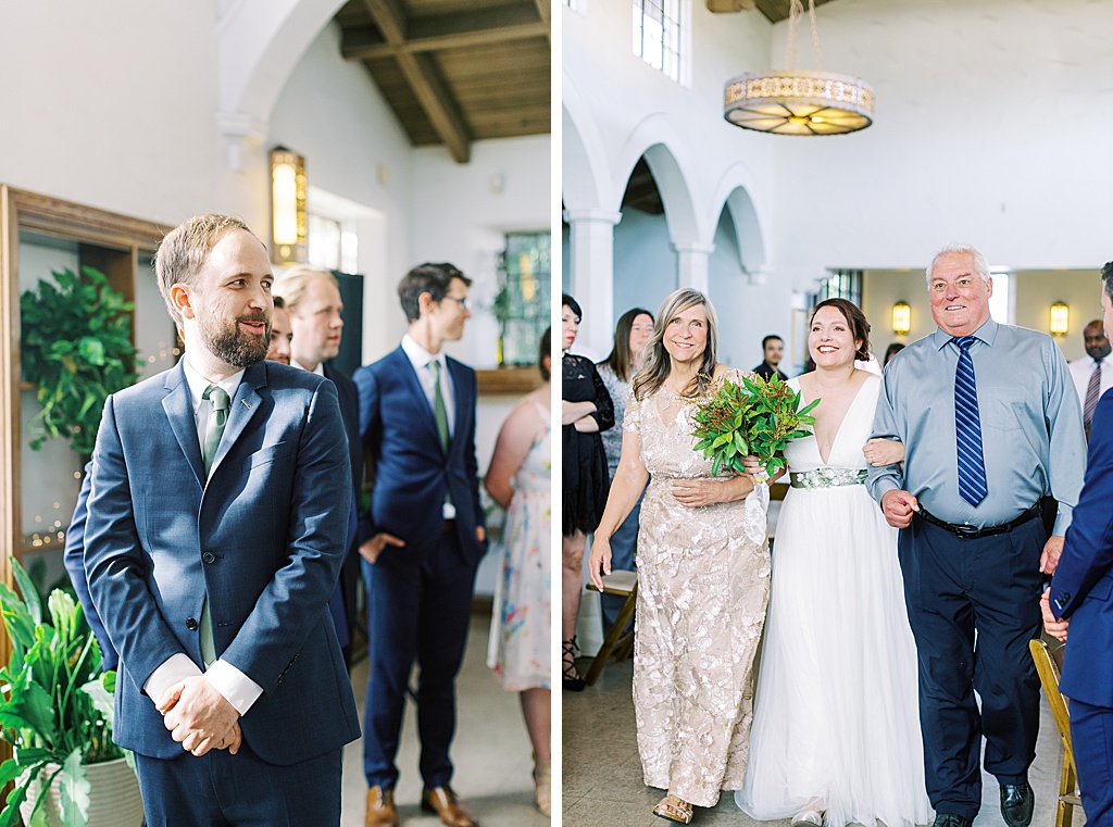 Plant inspired wedding in Eagle Rock at the Eagle Rock Center for the Arts Los Angeles (23)