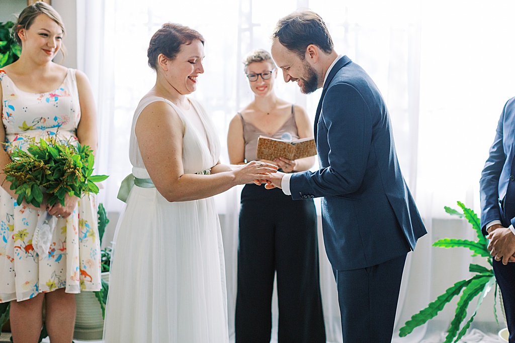 Plant inspired wedding in Eagle Rock at the Eagle Rock Center for the Arts Los Angeles (21)