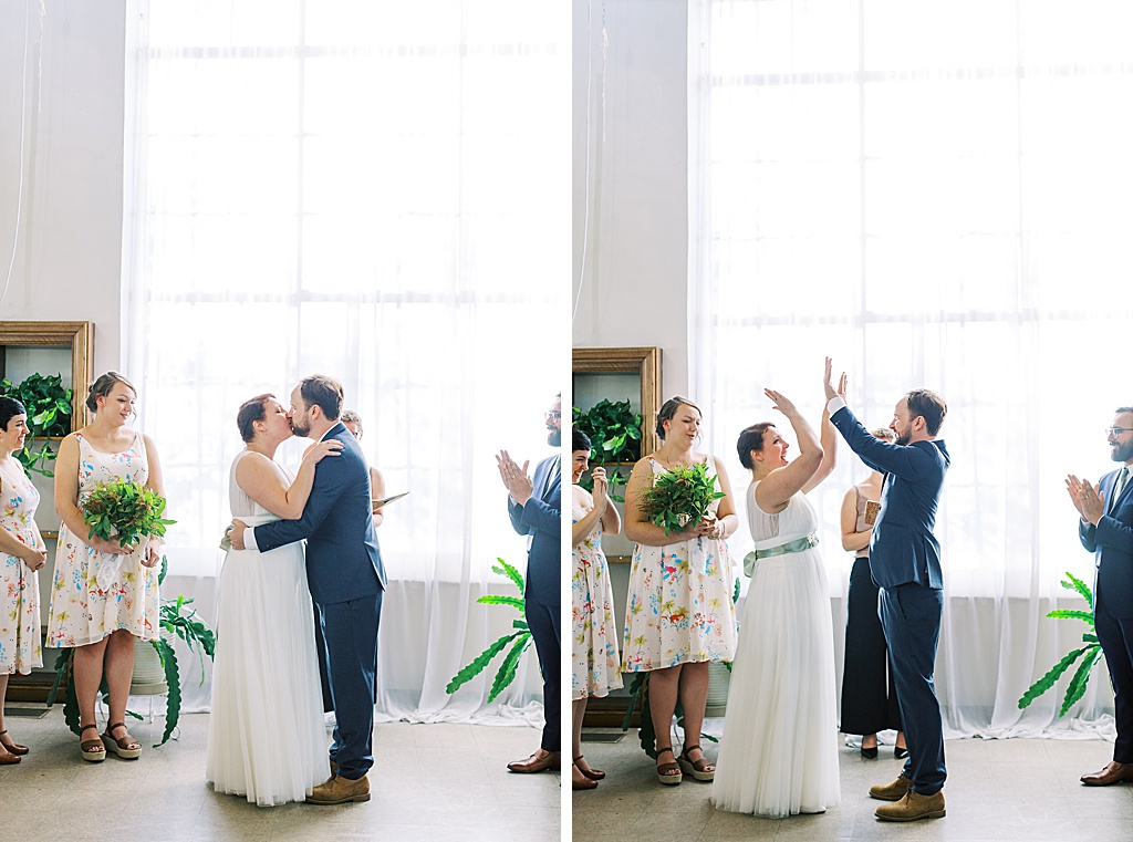Plant inspired wedding in Eagle Rock at the Eagle Rock Center for the Arts Los Angeles (20)