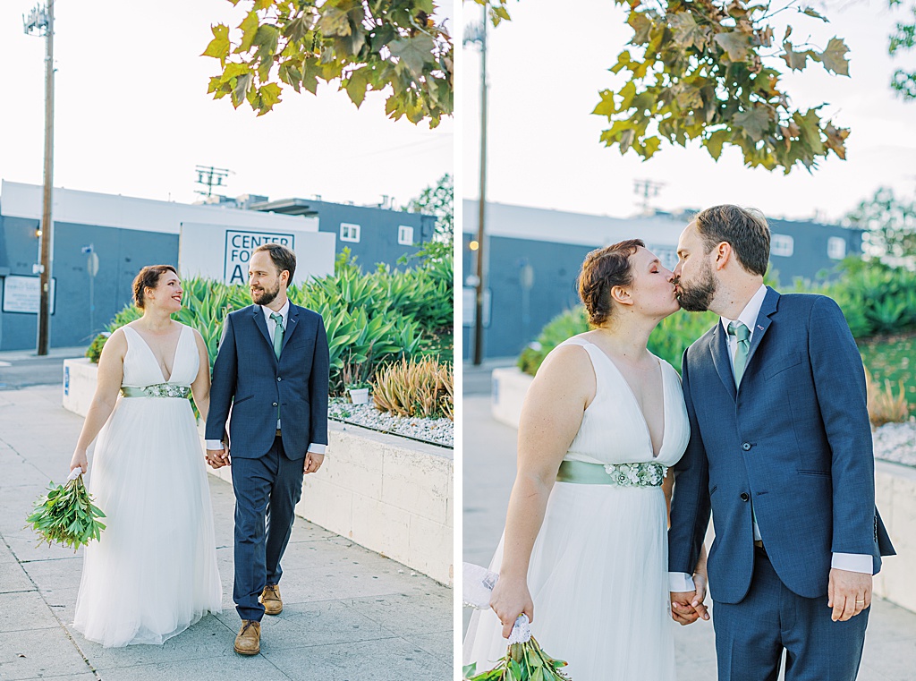 Plant inspired wedding in Eagle Rock at the Eagle Rock Center for the Arts Los Angeles (14)