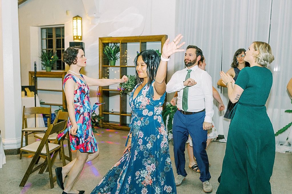 Plant inspired wedding in Eagle Rock at the Eagle Rock Center for the Arts Los Angeles (2)