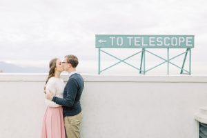 Film Inspired Engagement Session at the Griffith Observatory during sunset (28)