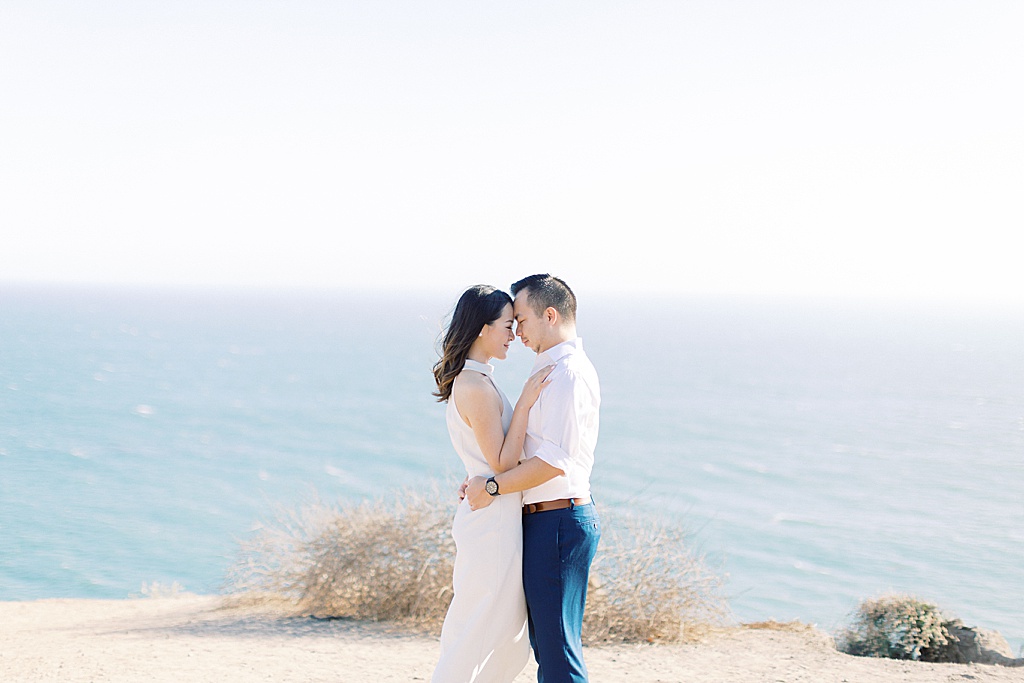Summer engagement photos in Malibu California by luxury wedding photographer Madison Ellis Photography