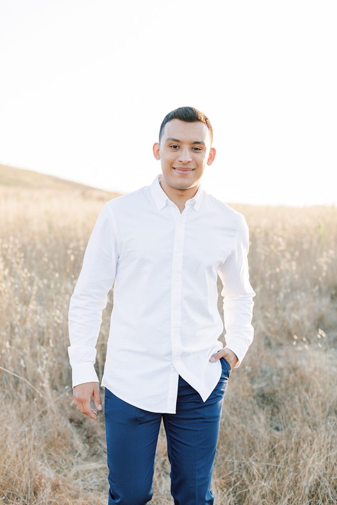 Golden grass engagement session in Irvine California By Los Angeles Wedding Photographer Madison Ellis Photography (10)