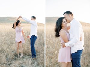 A golden grass engagement session in Irvine California By Los Angeles Wedding Photographer Madison Ellis Photography (9)