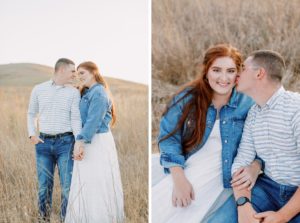 Golden Grass Engagement Session by Madison Ellis Photography