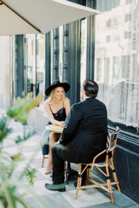 DTLA Rooftop Engagement Session By Madison Ellis Photography