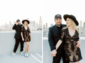 DTLA Rooftop Engagement Session By Madison Ellis Photography